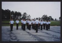 Photograph of Air Force ROTC cadets in formation